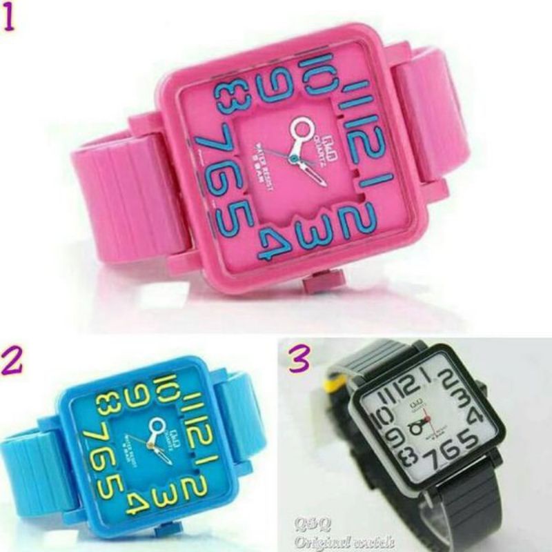 BARU Jam Tangan Original Q&Q QnQ QQ VR06 VR 06J VR06J Original Water Resisstant