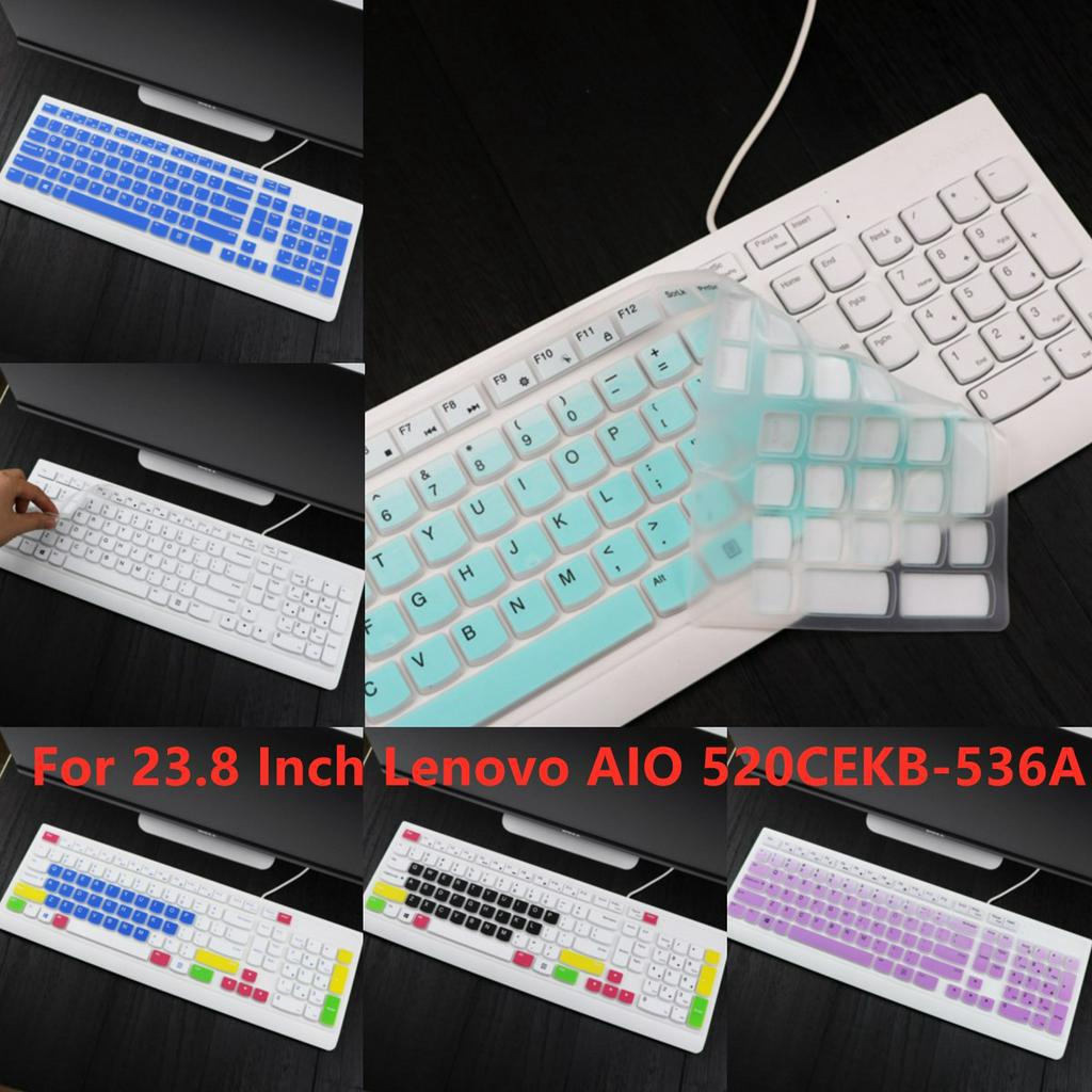 Soft Case Silikon Ultra Tipis Pelindung Keyboard Komputer Desktop Untuk Lenovo Aio 520cekb-536a 23.8 &quot;