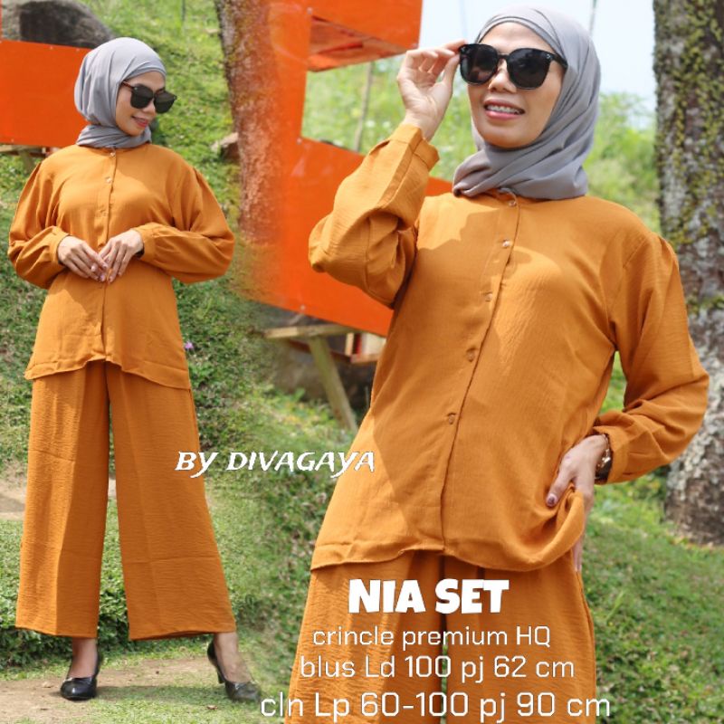 NIA SET BAHAN CRINCLE PREMIUM