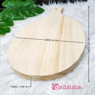  Talenan  Kayu  Ukuran  14x29 Cm Kecil  Bahan Kayu  Pinus 