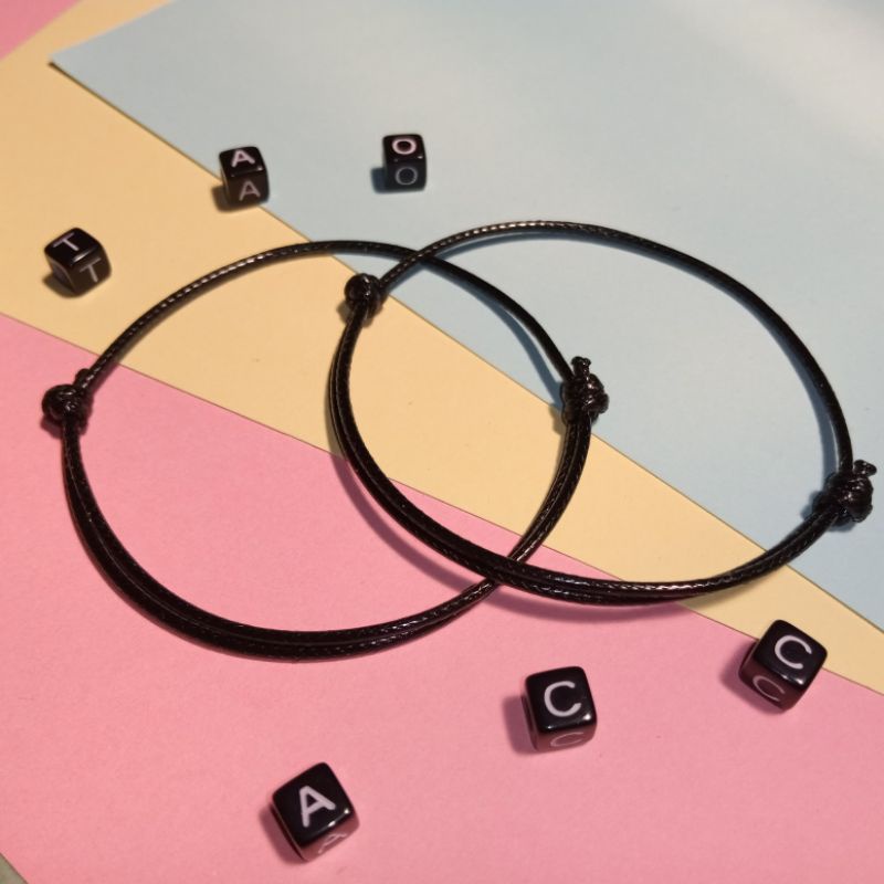 [1 PCS] MURAH GELANG TALI POLOS/GELANG VINTAGE KOREA/GELANG VIRAL TIKTOK/GELANG TALI KEKINIAN