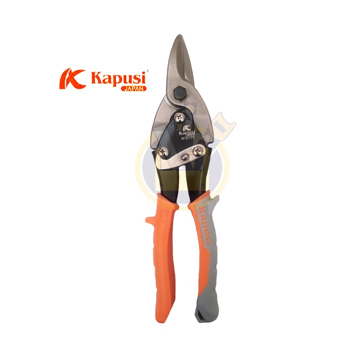 KAPUSI Gunting Baja Ringan 10 Inch 10&quot; 250mm / Gunting Seng Lurus Holo Atau Aviation Snips