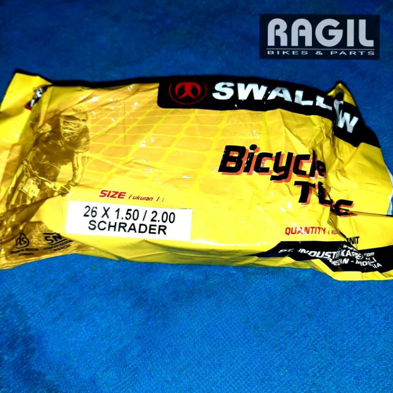 BAN DALAM SEPEDA 26 x 1.50 1.75 1.95 2.00 26x1.50 26x1.75 26x1.95 26x2.00  SWALLOW