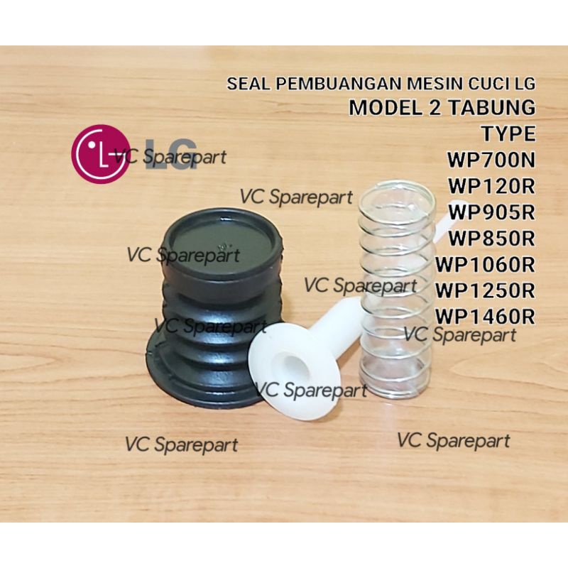 [ 1Set ]Karet Seal Pembuangan Air Mesin Cuci 2 Tabung LG 7kg ~ 14kg
