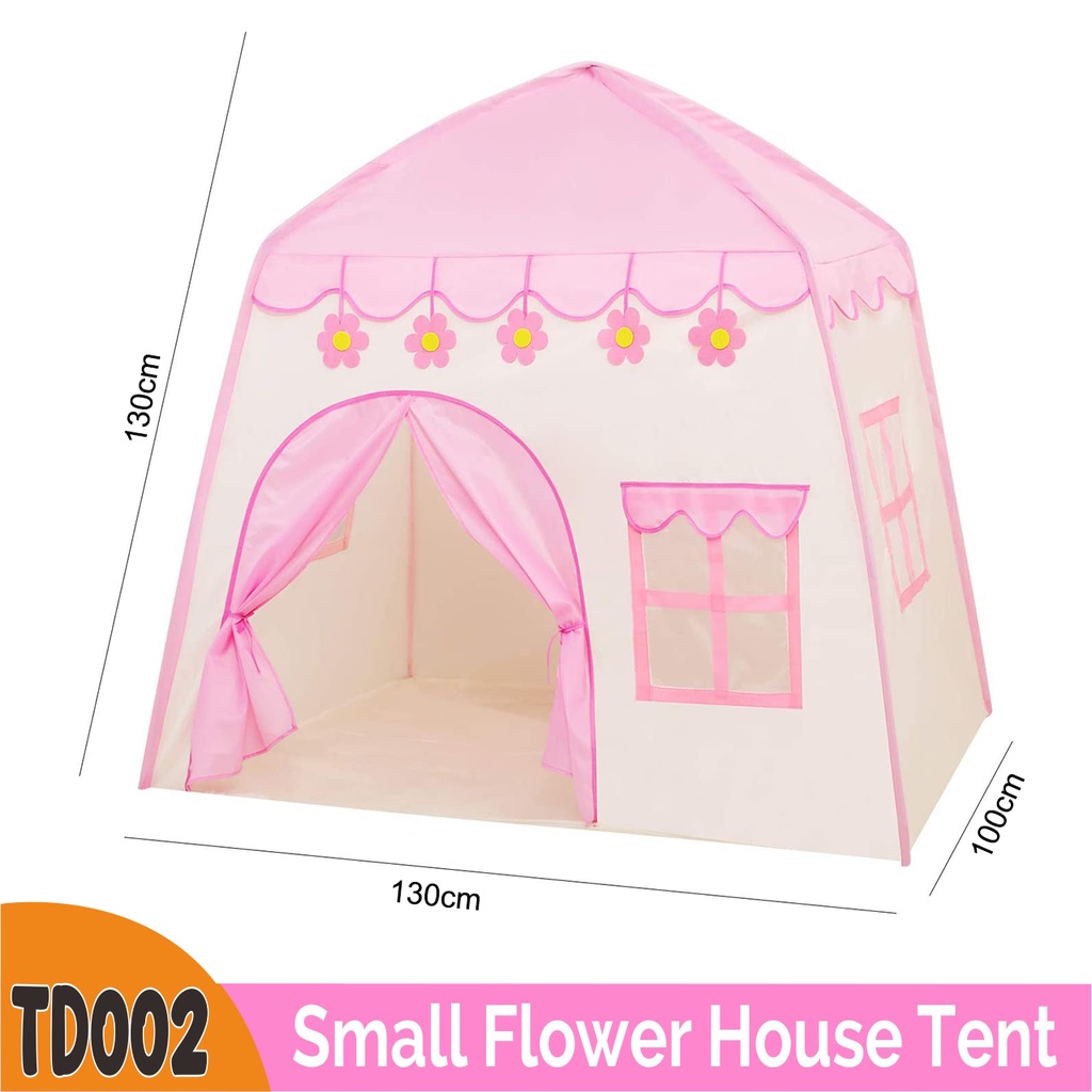 Tenda Bermain Anak Model Rumah Tenda Princess Castle Outdoor WD