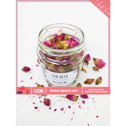 

⭐COD⭐ Teh Beta French Rose Bud Jar