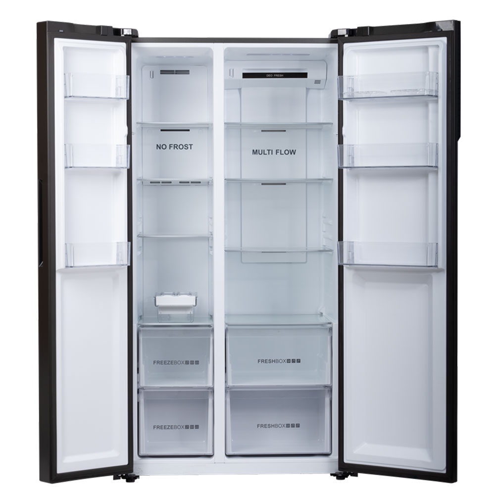 AQUA JAPAN AQR-605IM(GB) Kulkas Multidoor Inverter Side by Side 541 Liter