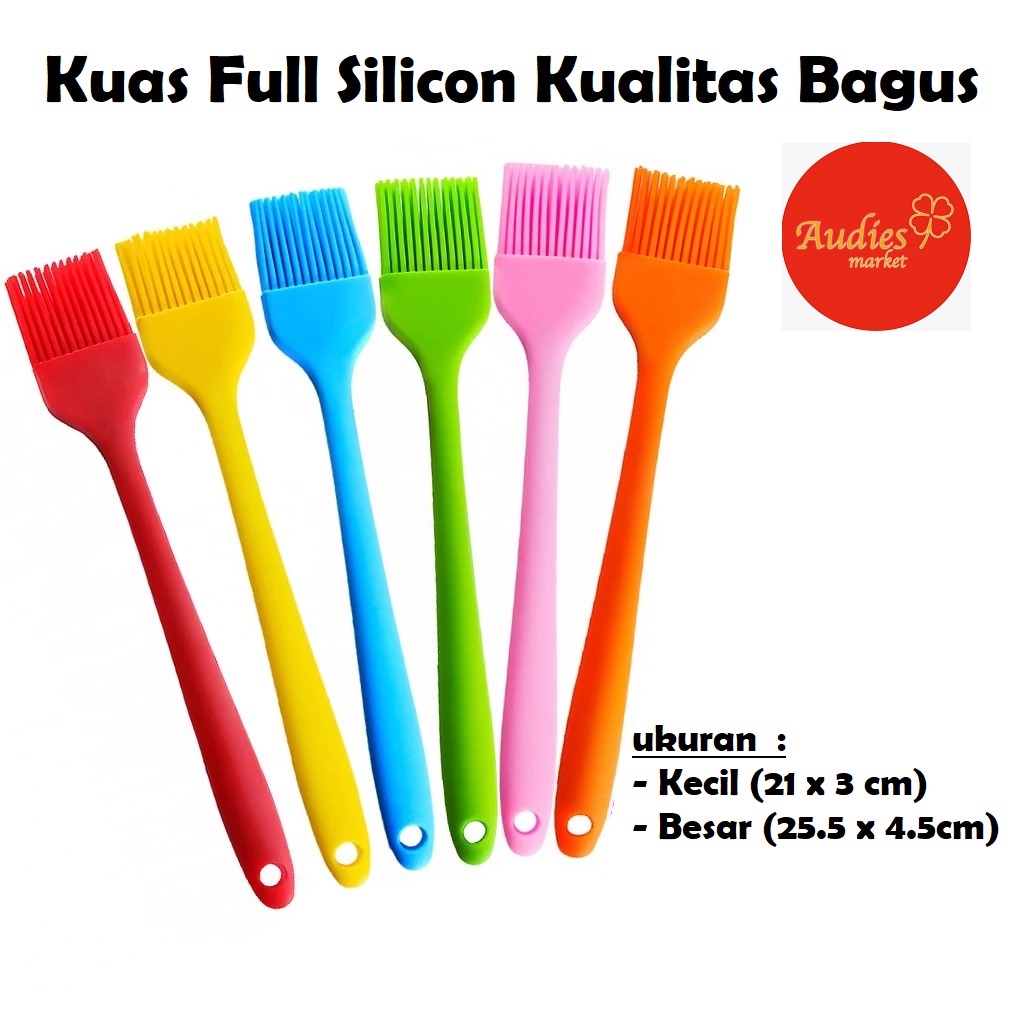 KUAS FULL SILICONE SILIKON SILICON TAHAN PANAS ANTI RONTOK