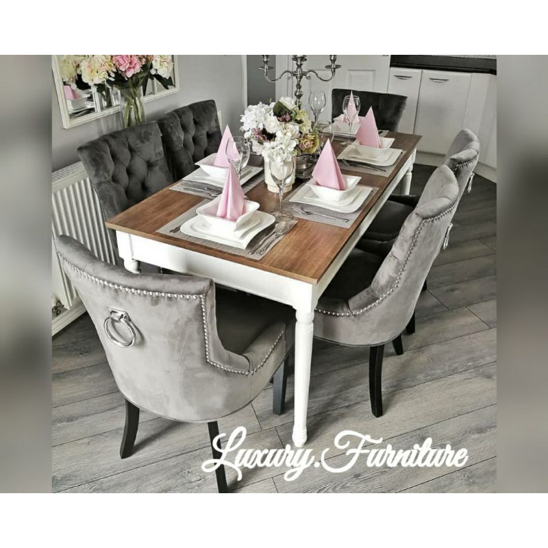 set meja makan minimalis 6 kursi sofa jati berkualitas mebel jepara