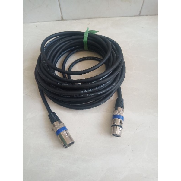 kabel mic xlr canare kabel warna hitam full canare panjang 20M