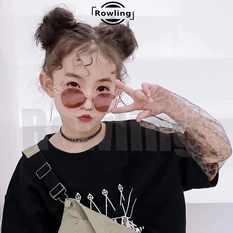 Rowling (ka-104)Kacamata Anak New Trend/Fashion Anak Terbaru Telinga Kelinci Transparant Anti Blue Light Kacamata Hitam  High Quality Import Kacamata Fashion