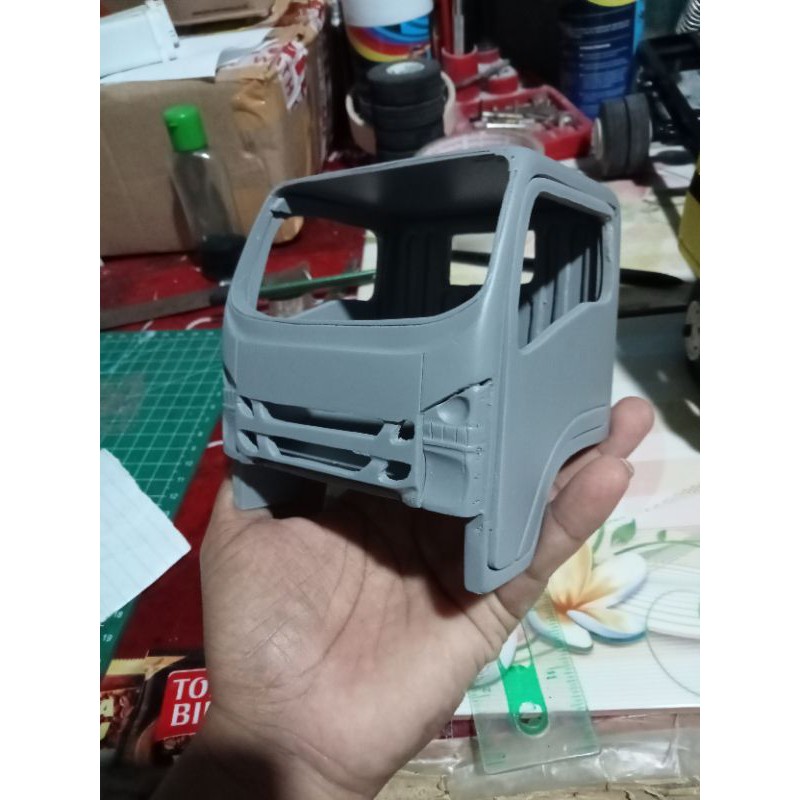 kabin miniatur giga nmr 71 pvc mentahan skala 1:16