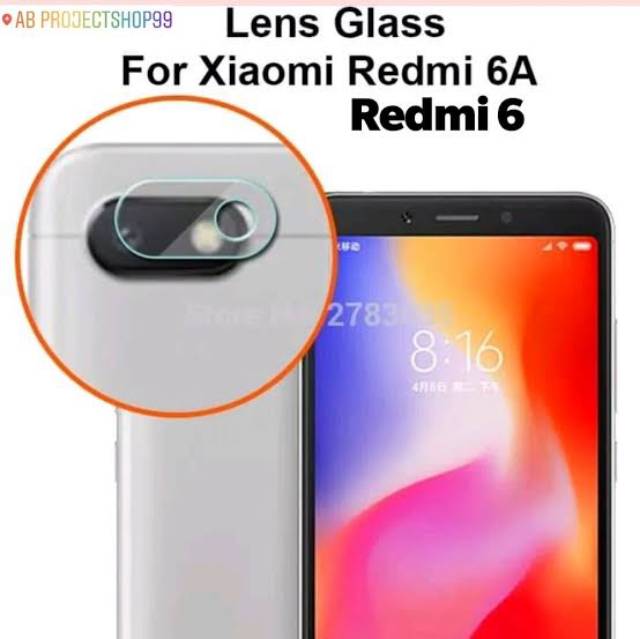 Tempered Glass Camera Redmi 6a TG Anti Gores Xiaomi Redmi 6A Pelindung Kamera Belakang Premium