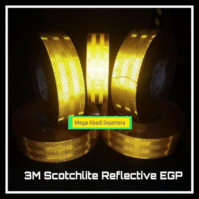 

Stiker EGP 3M Scotchlite Sarang Tawon Stiker Reflective Ukuran 2"X45M