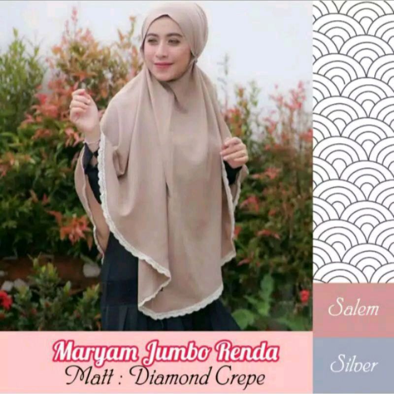 bergo jumbo renda