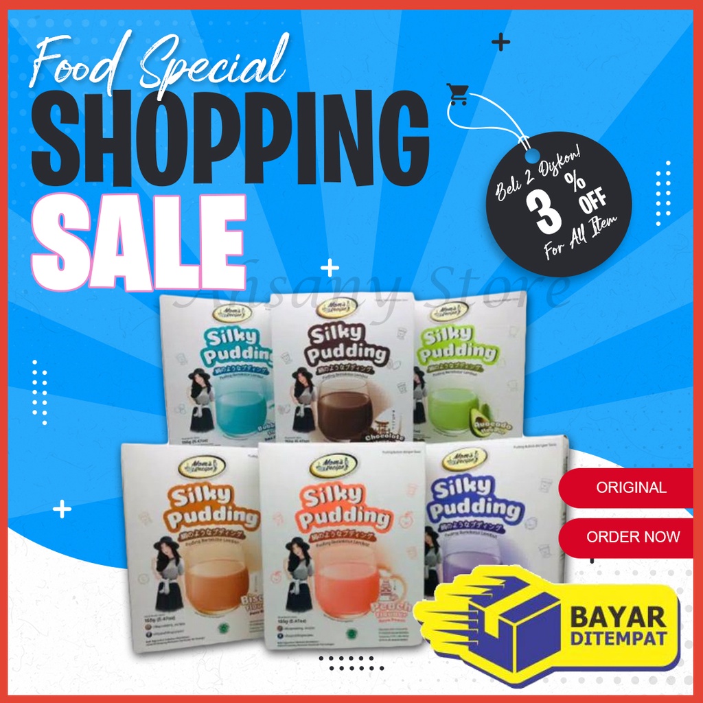 

Tepung Bubuk Silky Puding Pudding Instant