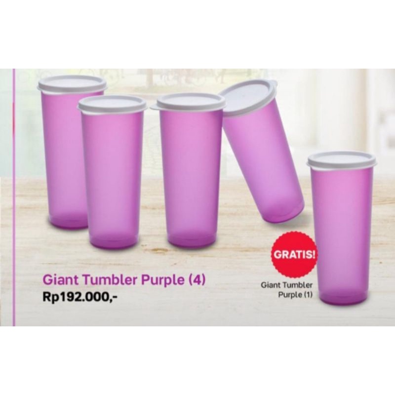 Giant tumbler 470ml ungu ECER 1pcs