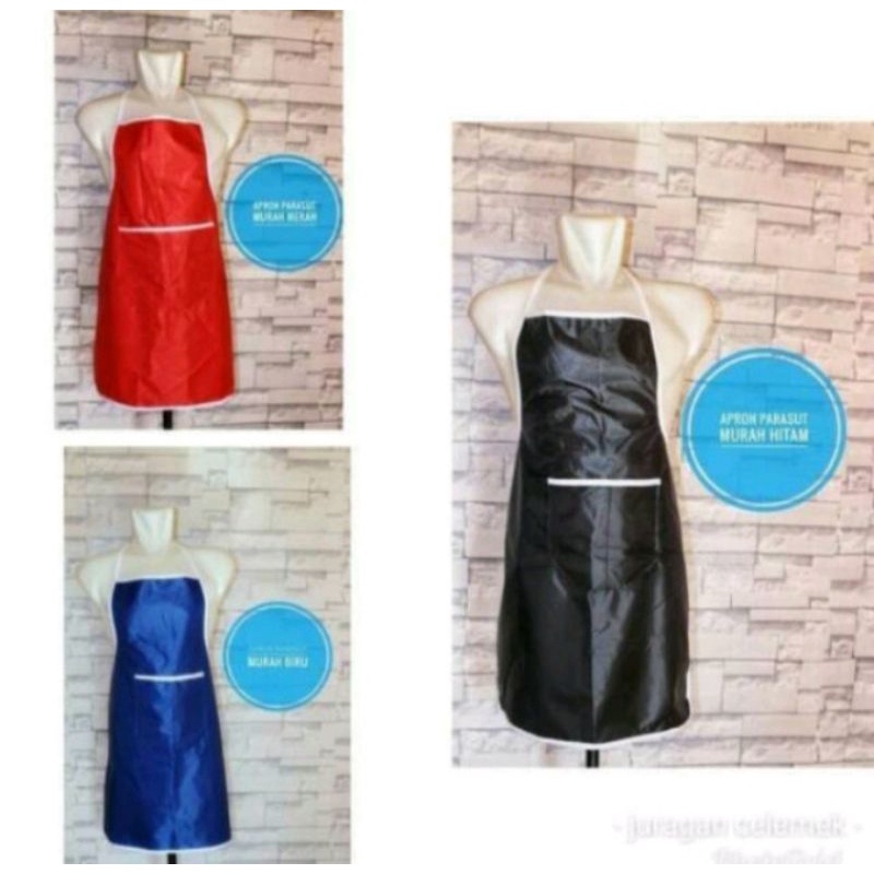 celemek masak / celemek anti air / apron waterproof / celemek polos / apron masak / apron chef