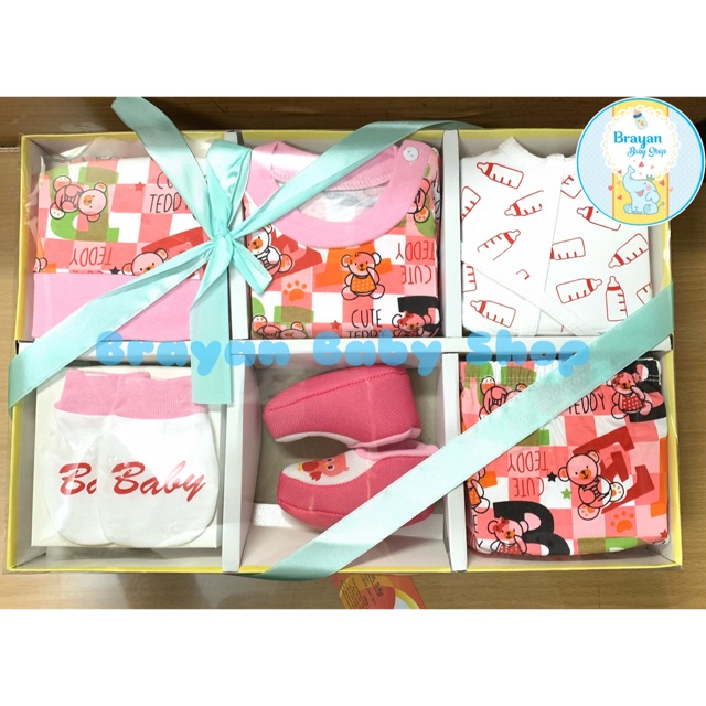 [ BACA DESKRIPSI ] Baby Set LION Kuning - Paket Kado Bayi - New Born