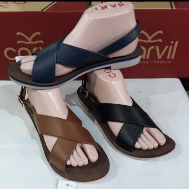 Sandal sepatu Carvil wanita Loretta-L original