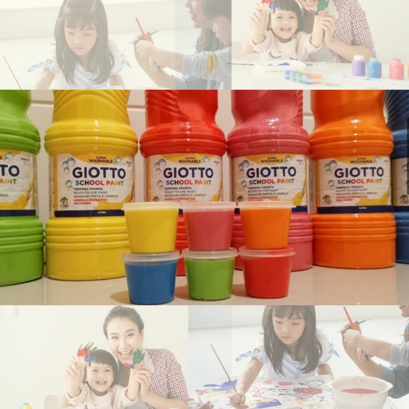 MAINAN EDUKASI ANAK FINGER PAINT KIT LENGKAP DENGAN KARTU PEREMPUAN - CAT JARI YANG BISA DICUCI