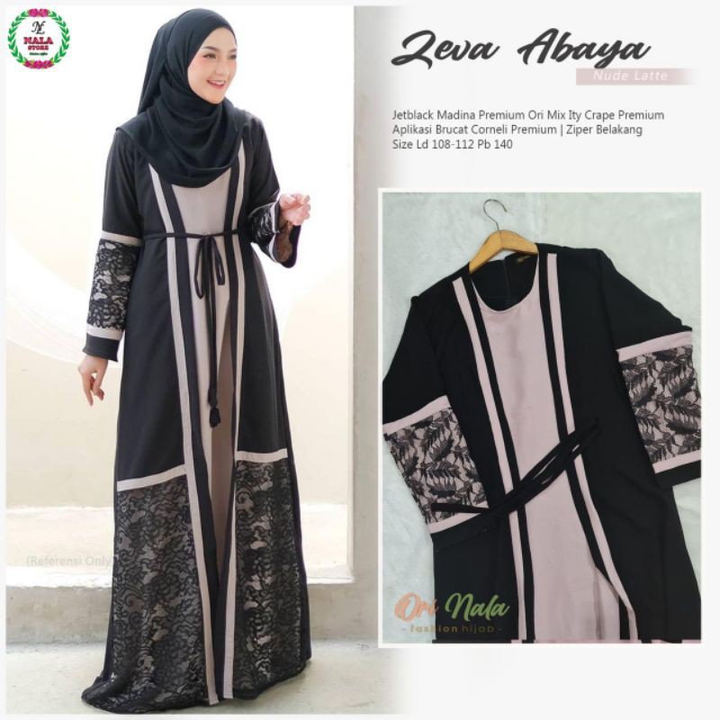 gamis wanita/outwear wanita/dress wanita/gamis hitam