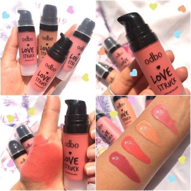 ODBO Love Struck Cream Blush #OD127 Thailand / Blush On / Blushon