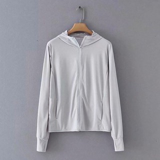 Jual A076051 BAJU JAKET OLAHRAGA CEWEK UNIQLO AIRISM SPORTY CASUAL