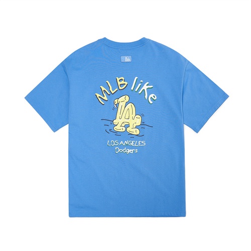 MLB Like LA Back Logo Overfit Tee - Blue