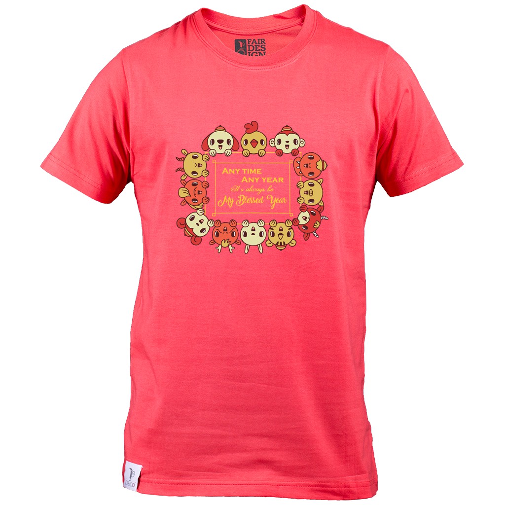 BAJU KAOS DEWASA DTG / IMLEK SINCIA / 12 Shio