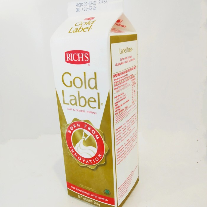 

ORIGINAL MURAH Rich's Whip Topping Gold Label