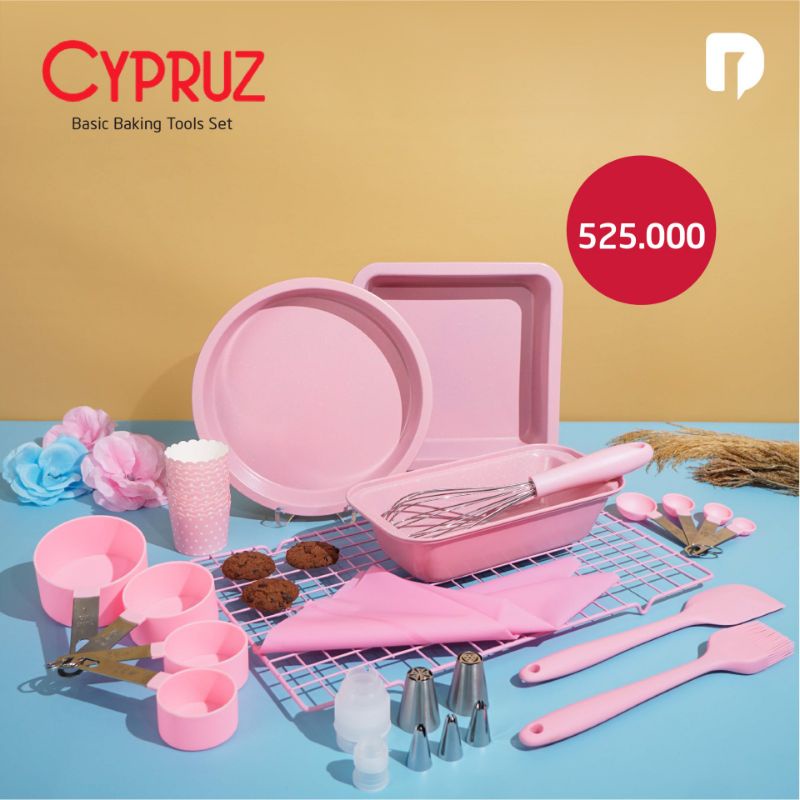 Cypruz Basic Baking Tools Set Alat Baking Lengkap