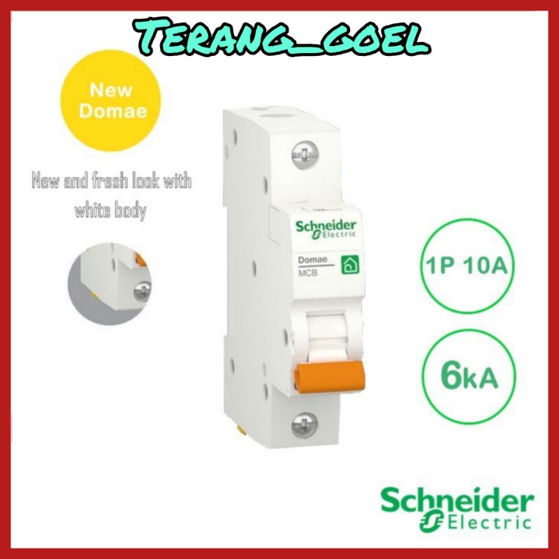 MCB Schneider 1 Phase 6A, 10A, 16A, 4A, 20A / Schneider MCB Domae 1 phase