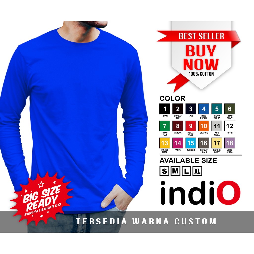 Jual Kaos Polos Cotton Combed30s 6xl Shopee Indonesia