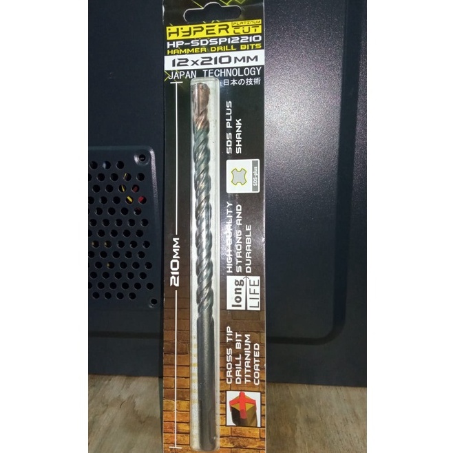MATA BOR BETON 12MM HYPER CROSS COLOK SDS PLUS 12 mm x 210mm