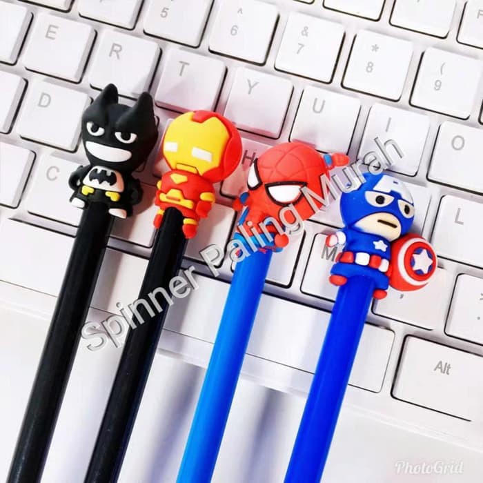 

NEW SALE PEN02 FANCY GEL PEN PULPEN AVENGERS AVENGER KARAKTER