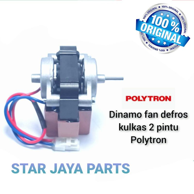 Original Fan Motor Kulkas Polytron 2 Pintu Dinamo Kulkas Polytron