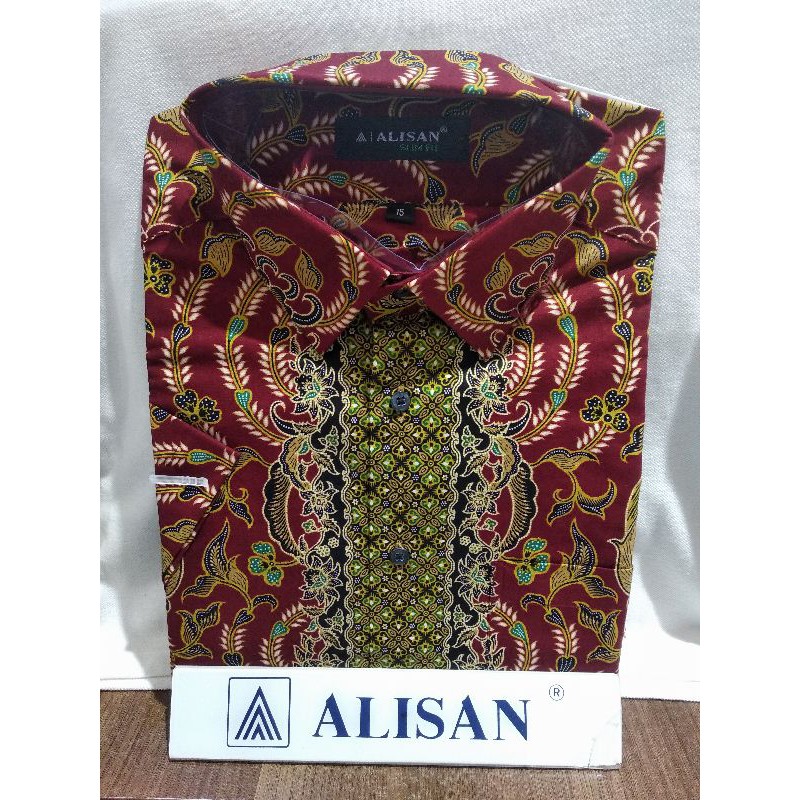 Kemeja Batik ALISAN Lengan pendek