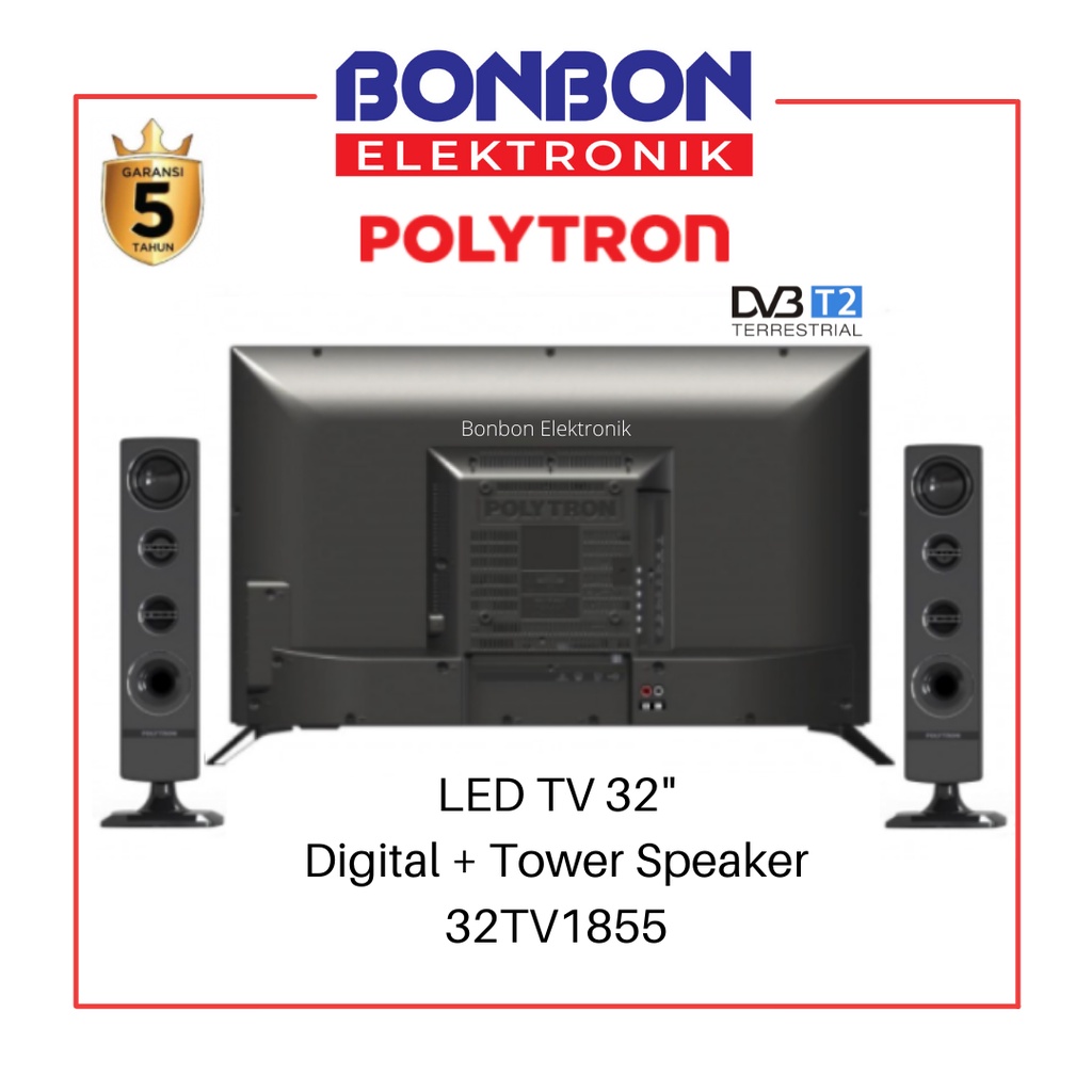 Polytron LED Digital TV 32 Inch 32TV1855 / PLD-32TV1855