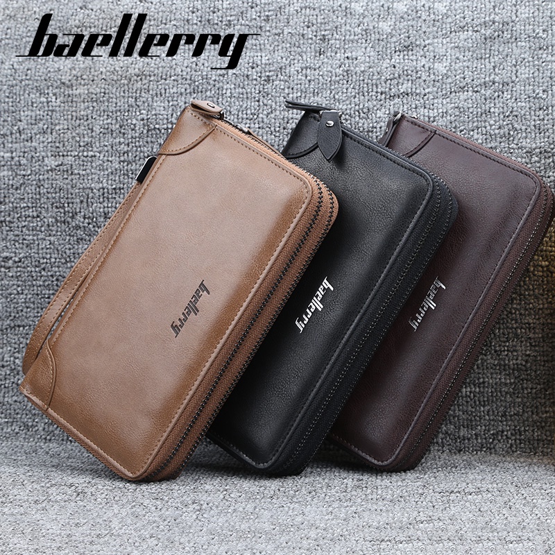 BAELLERRY S6702 Dompet Pria Wanita Panjang Bahan Kulit PU Leather Premium WATCHKITE BAEOS-7