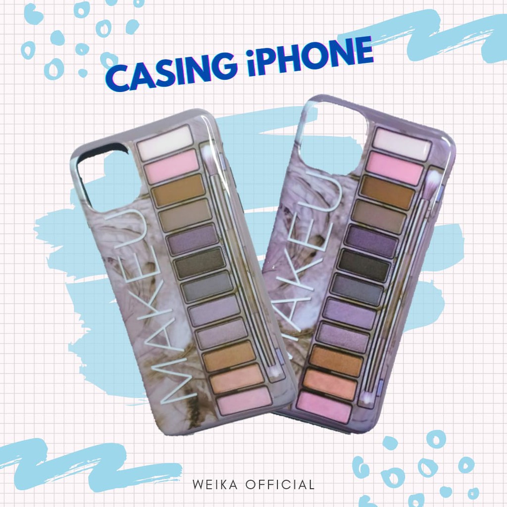 [CASING IMPOR] iPHONE 6/7/8/7+/X/XR/XS Max/11 Pro/11 Pro Max Make Up Soft Case by WEIKA COD