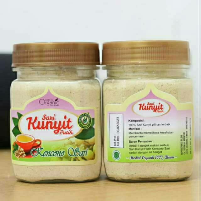 

Kunyit Putih Organik Kencono Sari - 100gr Original