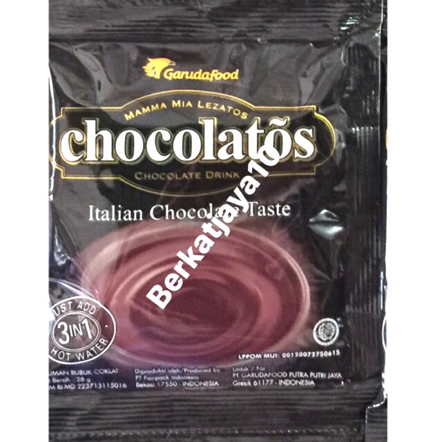 Chocolatos drink minuman serbuk rasa coklat Italian Chocolate