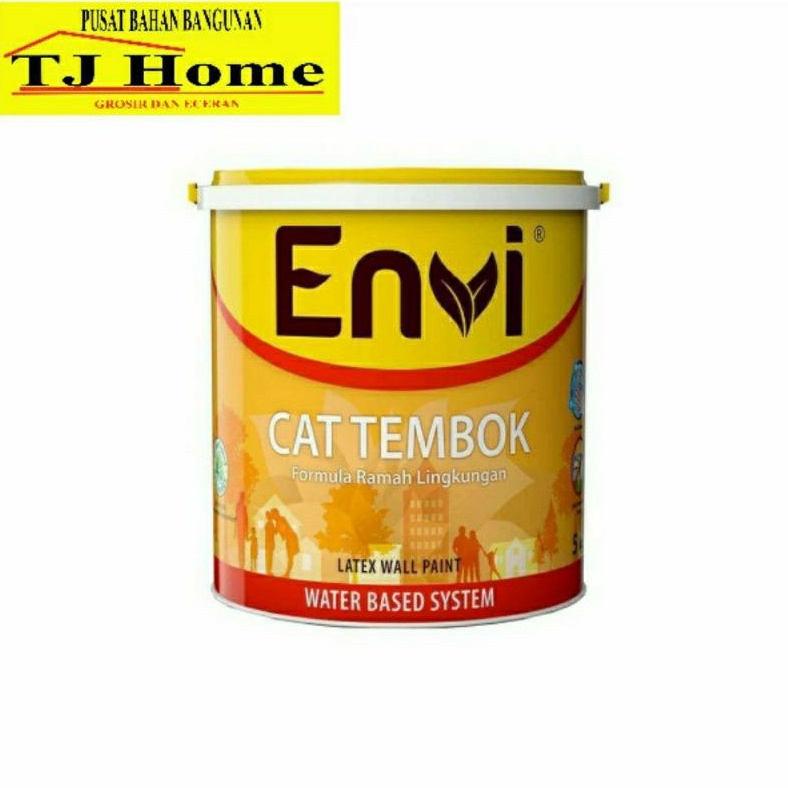 Ready Mix ENVI Cat Tembok 5Kg | Wallpaint Exterior-Interior