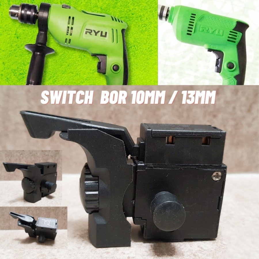 Switch Saklar RYU Mesin Bor 10mm / 13mm Ryu Bolak Balik