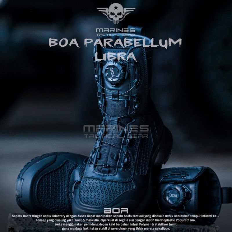 Sepatu PDL Tactical Boa Parabellum LIBRA Original