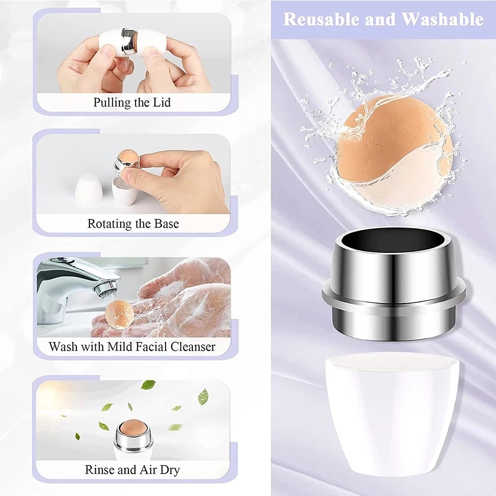 Tongkat Penyerap Minyak Deep Cleaning Tool Reusable T-zone Massage Face Natural Volcanic Stone Roller Pori Kulit Berminyak