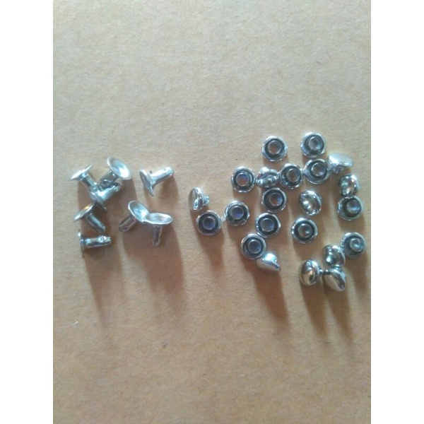 Paku Keling centang 6mm nikel