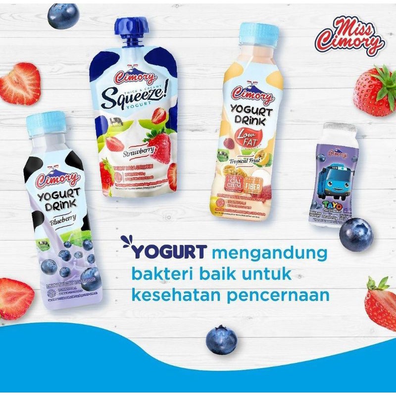 

Cimory yoghurt botol dan squezee