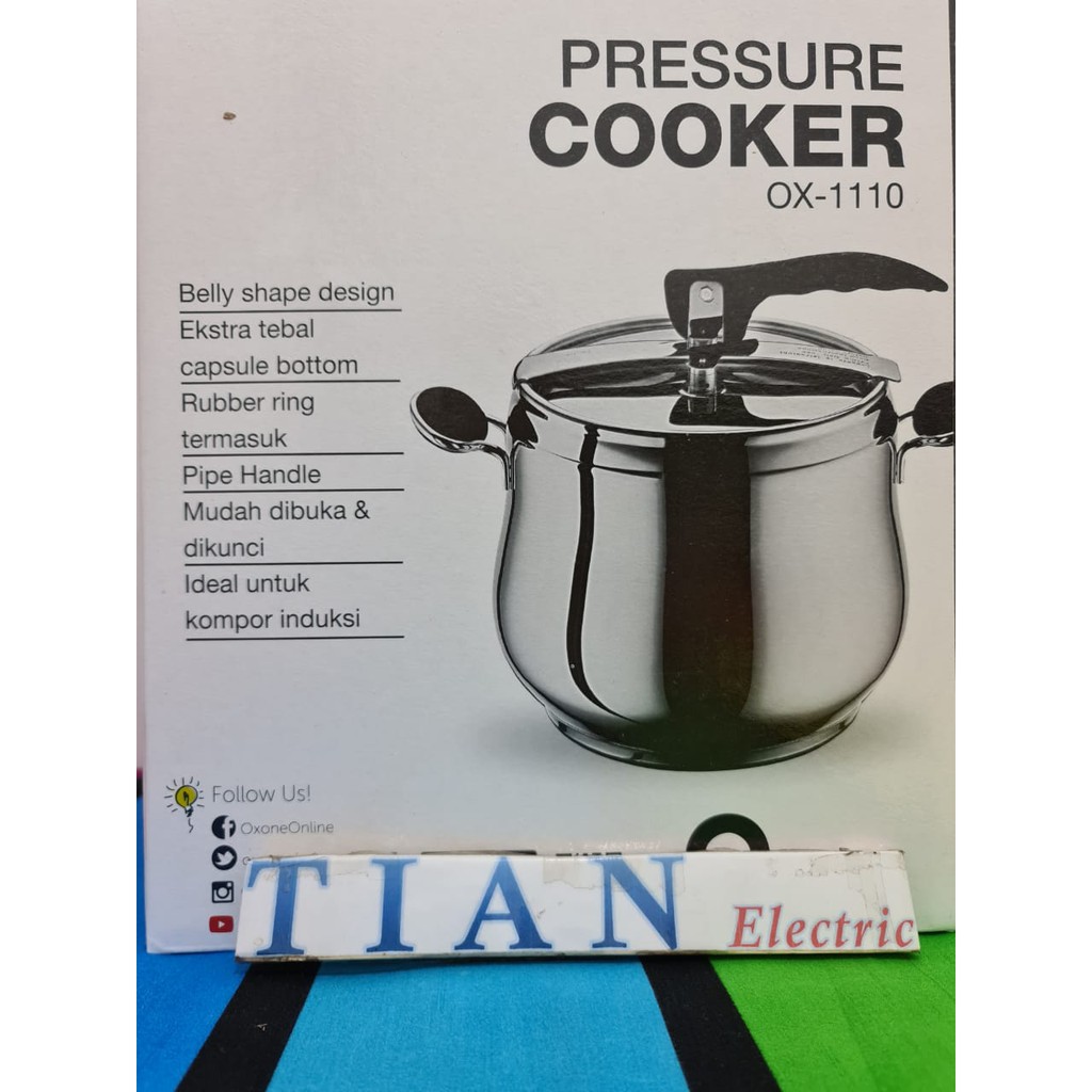 OXONE OX-1110 Pressure Cooker / Presto 10 Liter